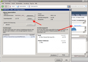 ESXI Volume vergrößern